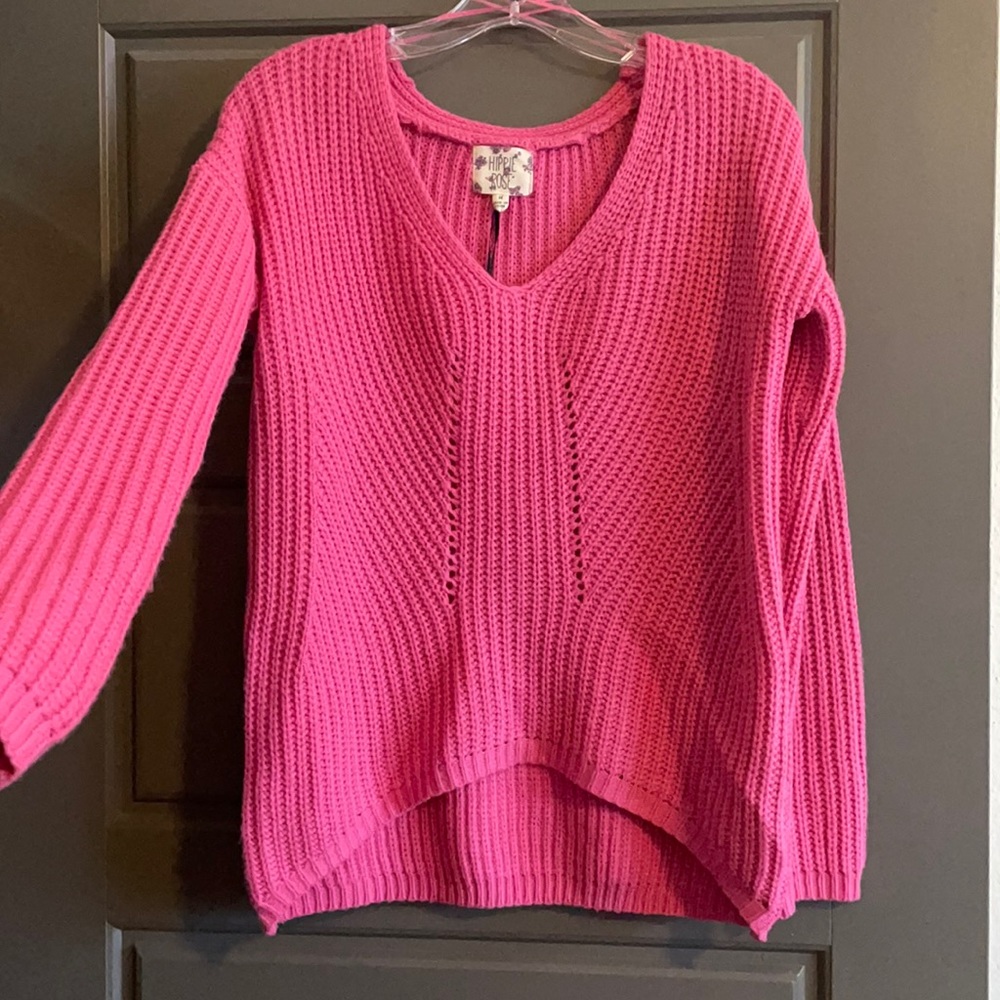 Super Cozy Hot Pink Sweater💕